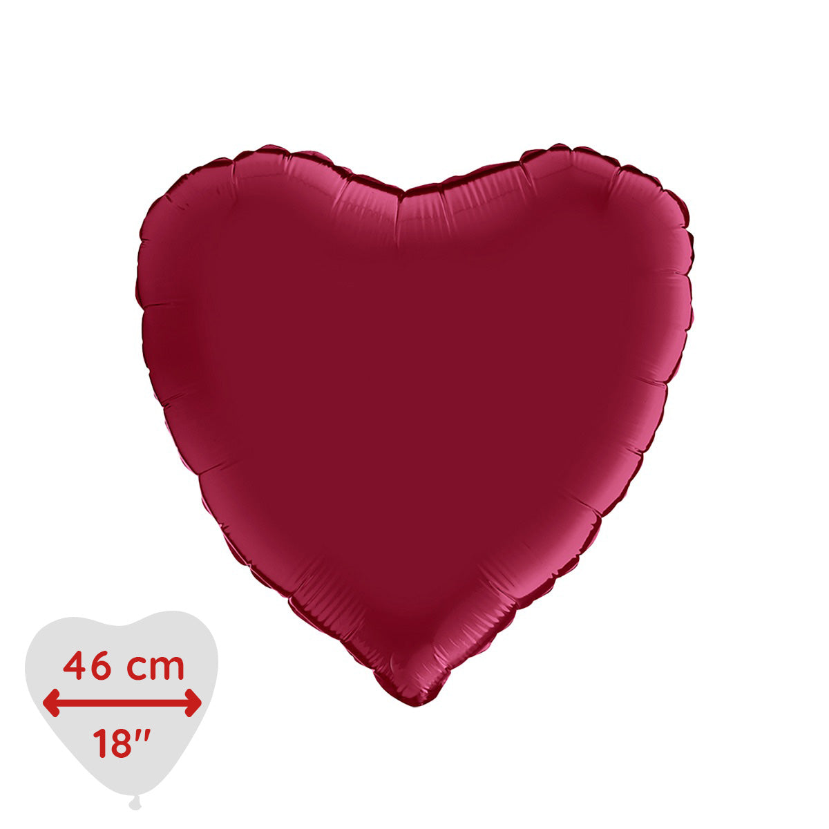 Cherry Red Heliumballong