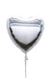 SILVER HELIUM BALLOON-(42 cm)
