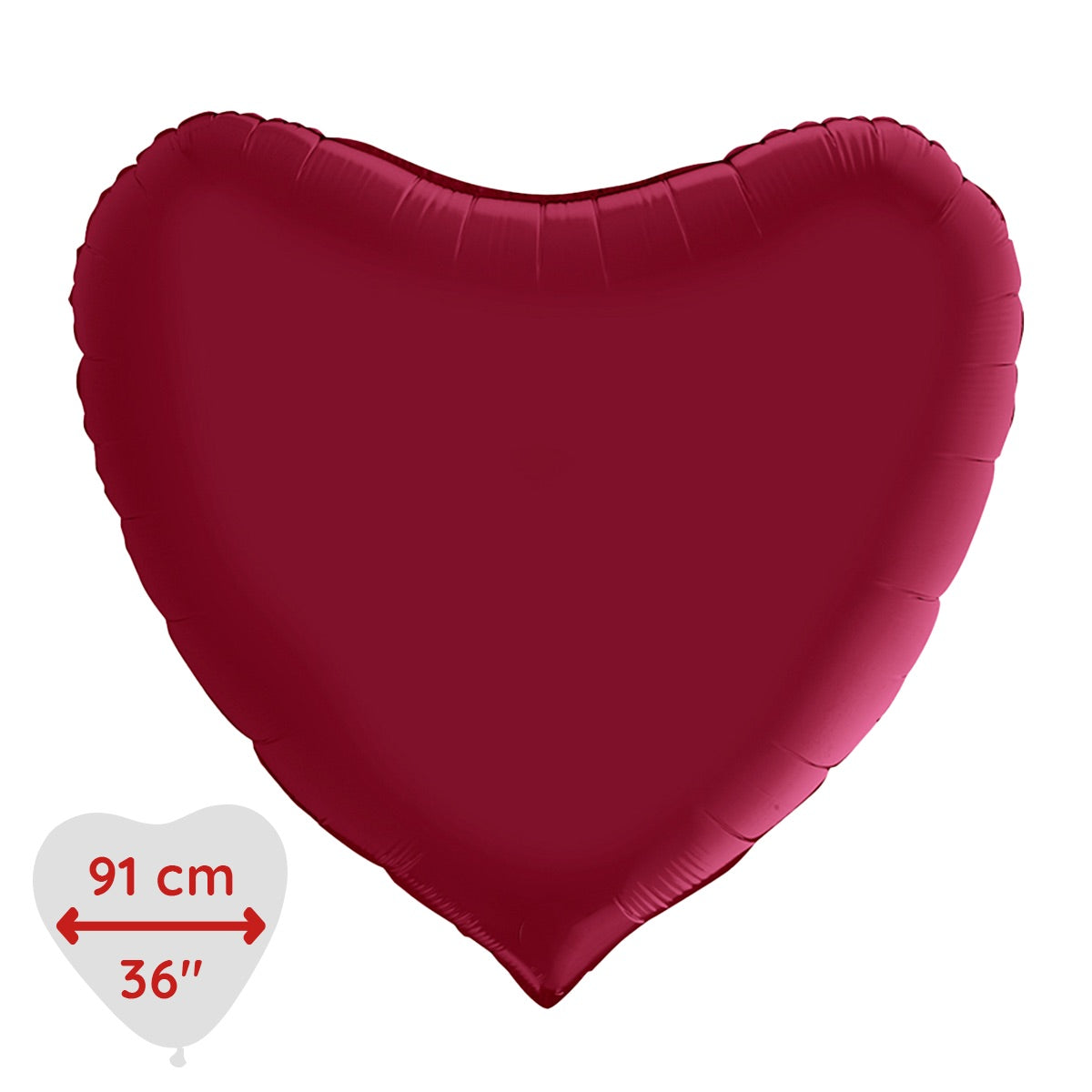 RED HELIUM BALLOON-(42 cm)